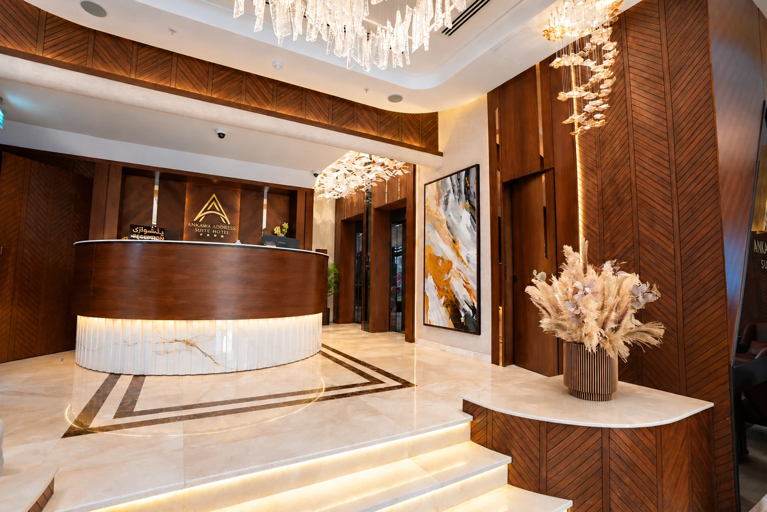 Reception desk